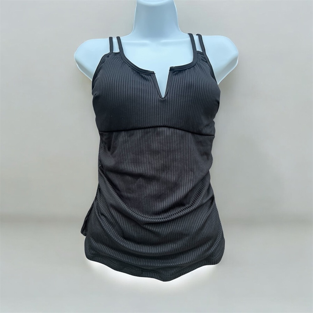Women's Tankini Swimsuit – V-Neck Tummy Control Size M Tankini Top
